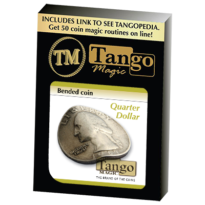 Bended Coin (Quarter Dollar)(D0097) by Tango - Trick