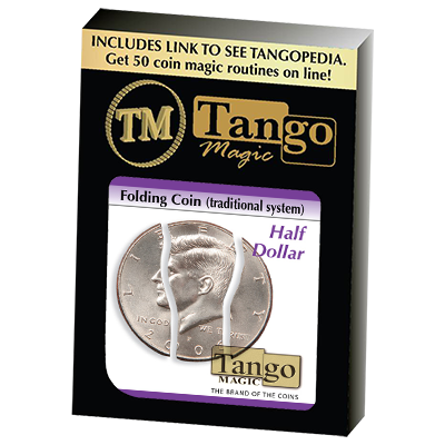 Folding Coin Half Dollar (D0020) by Tango Magic - Trick