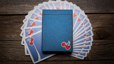 Cherry Casino House Deck Playing Cards (Tahoe Blue) by Pure Imagination Projects